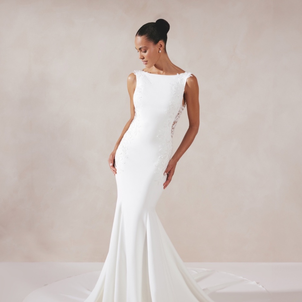 Brand new fit and flare Wedding dress
